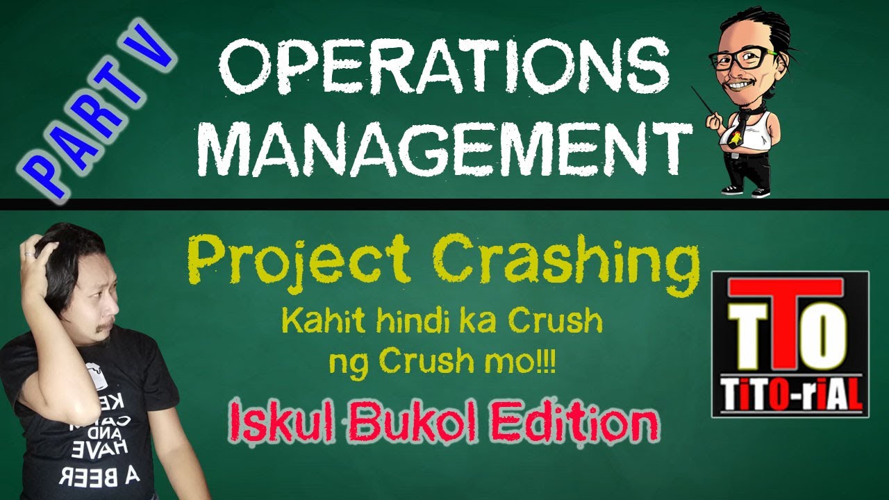 Pert Cpm Part 5 Project Crashing Tagalog