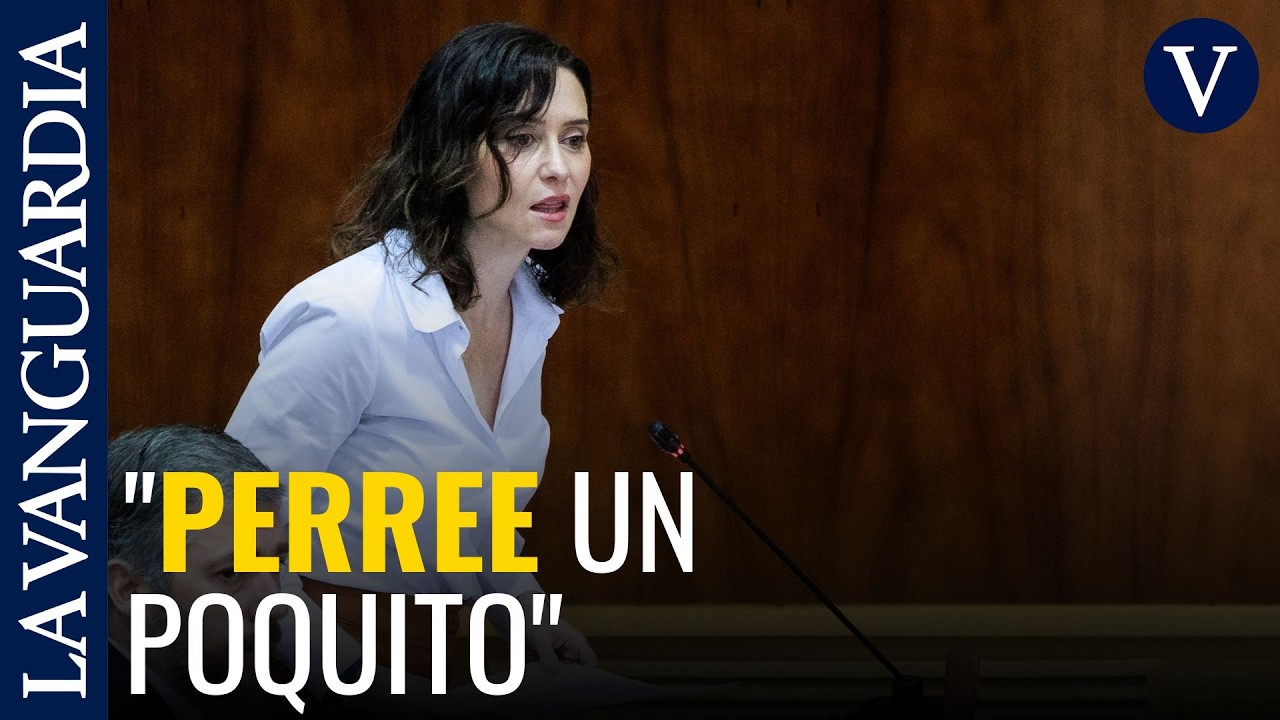 Mensaje de Ayuso a Bergerot en la Asamblea: “Perree un poquito con Bad Bunny en el escenario”