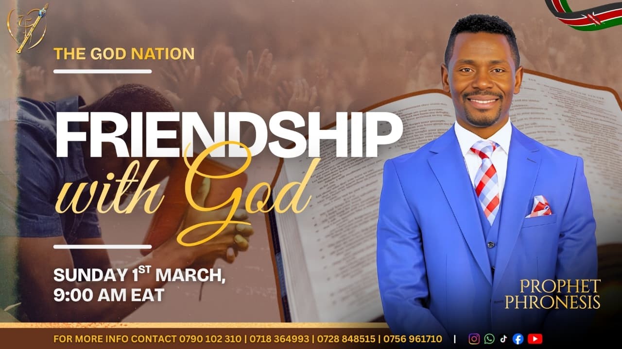 FRIENDSHIP WITH GOD SERMON || PROPHET PHRONESIS