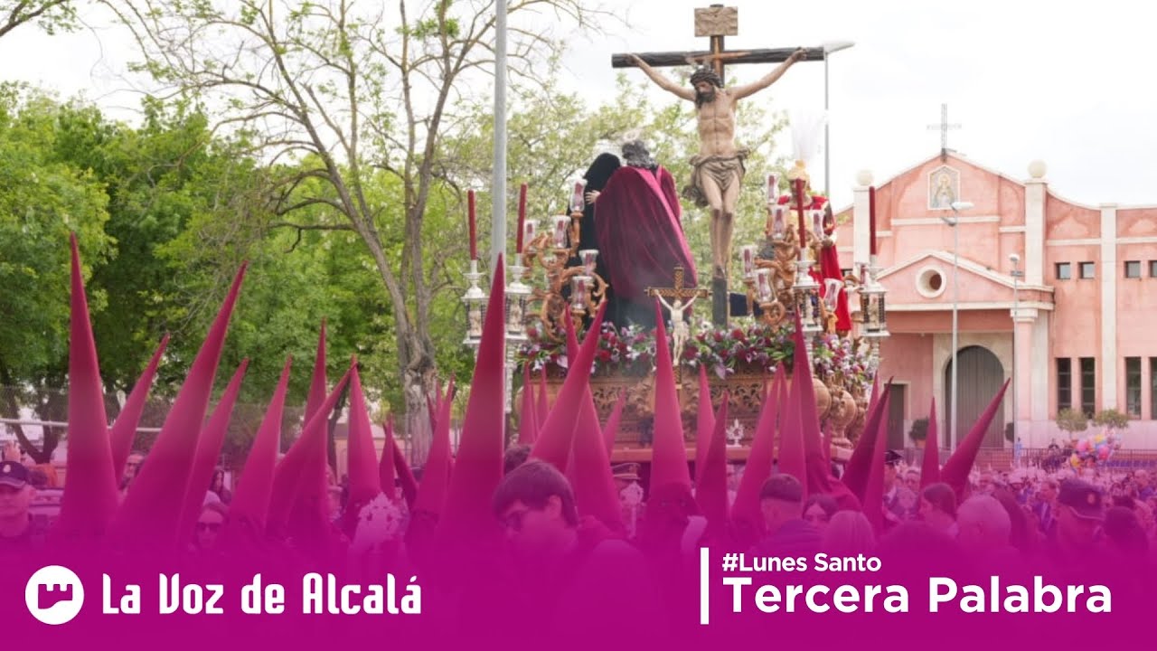 Estación de penitencia de la Hermandad de La Tercera Palabra el Lunes Santo de 2025
