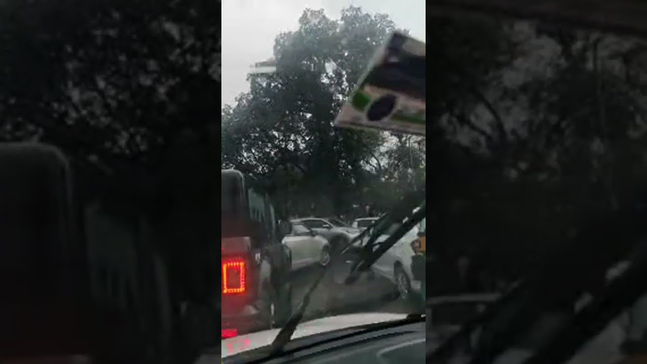 Heavy rain in Chandigarh ☔⛈️ 