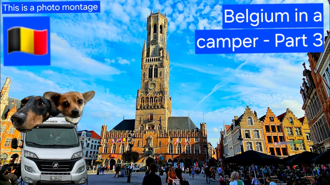 Belgium in a camper - Part 3, Brugge, North Sea by Middelkerke and a distillery | Our Camper Trips