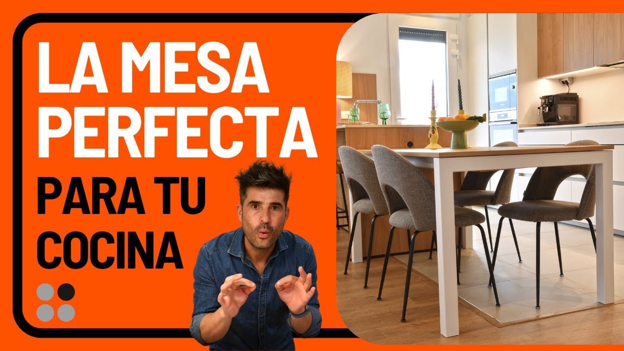 La MESA PERFECTA para tu COCINA con Peninsula Abierta CJR