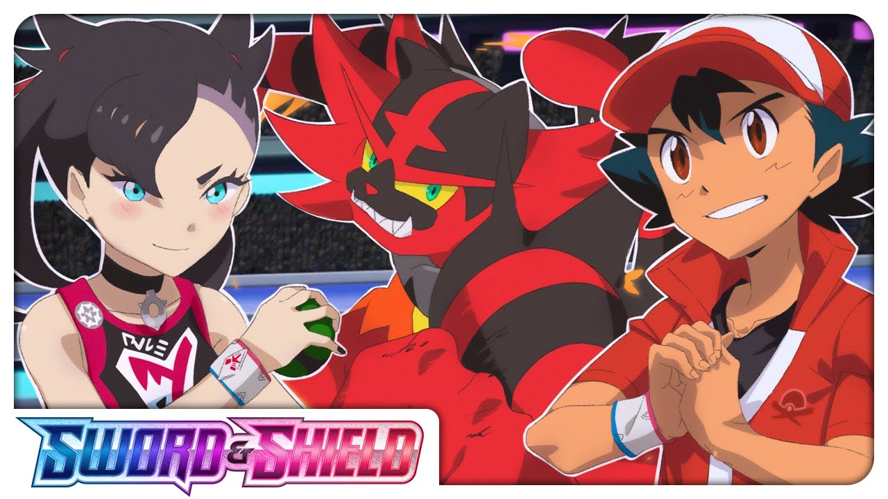 ASH VS MARNIE: FULL BATTLE! | Pokémon Sword and Shield Anime