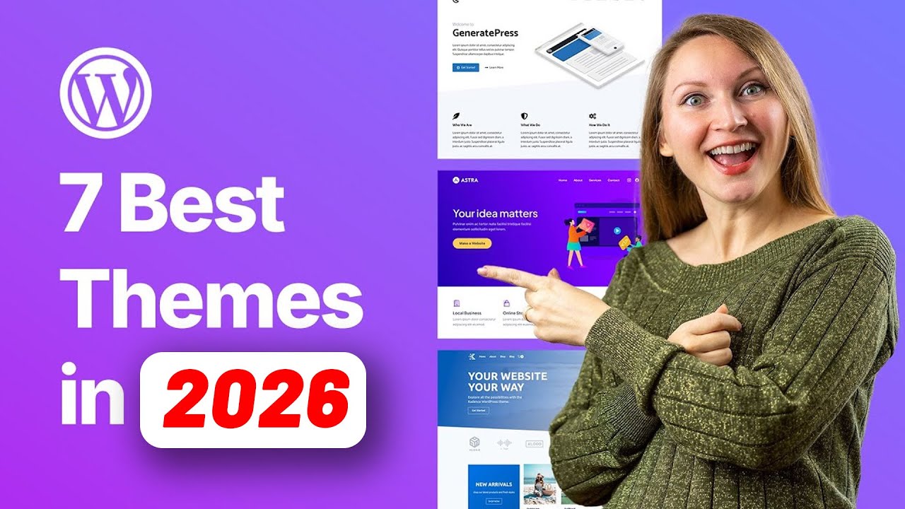 7 Best WordPress Themes - Astra, GeneratePress, Kadence, Avada, Blocksy, OceanWP,  Neve