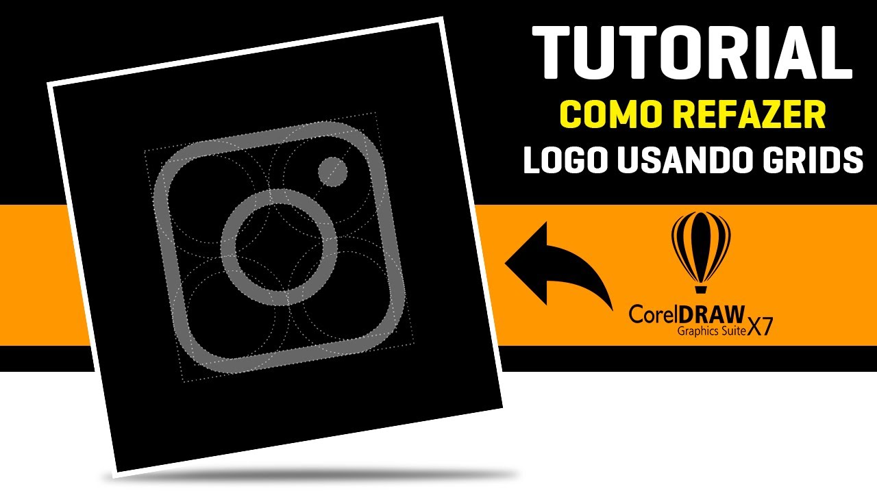 Recriando logo do Instagram (corel draw)