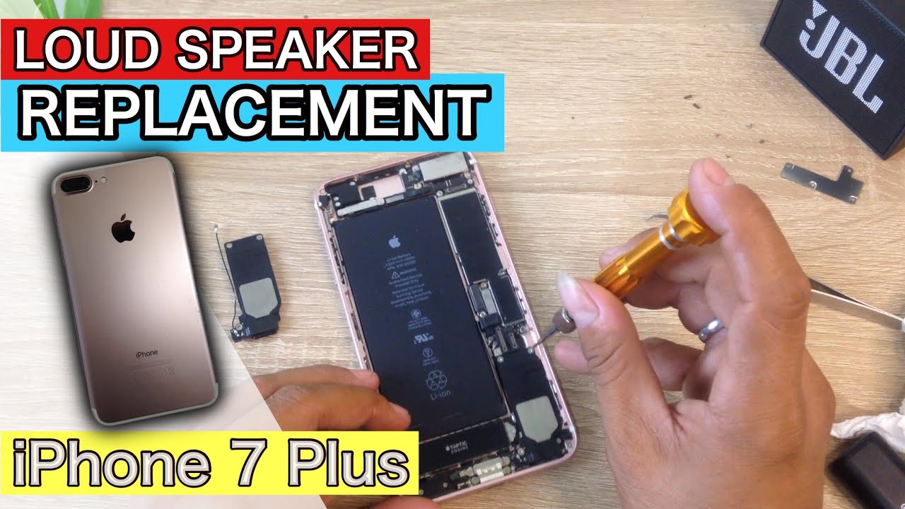 CARA GANTI LOUD SPEAKER IPHONE 7 PLUS | iPhone 7 Plus Loud Speaker Replacement