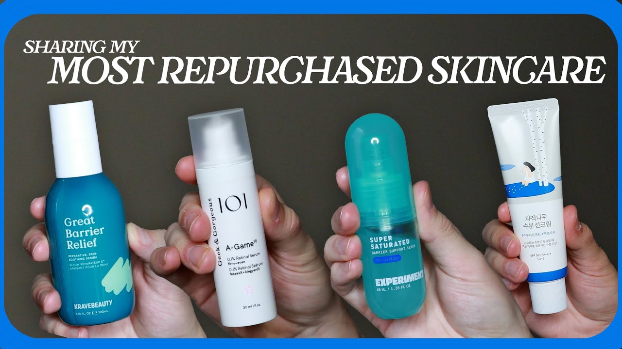 my skincare essentials that i can't stop repurchasing