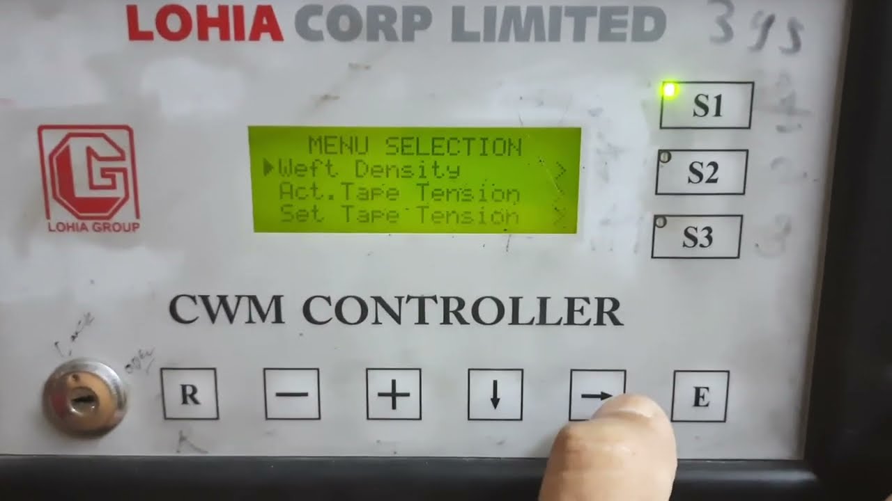 LOHIA LOOM CONTROLLER FABRIC GAP PROBLEM SOLVING BY SETTING PARAMETERS