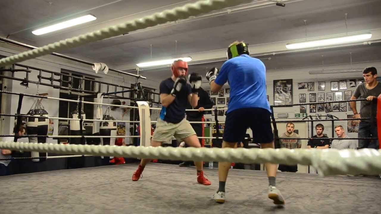 My first boxing sparring