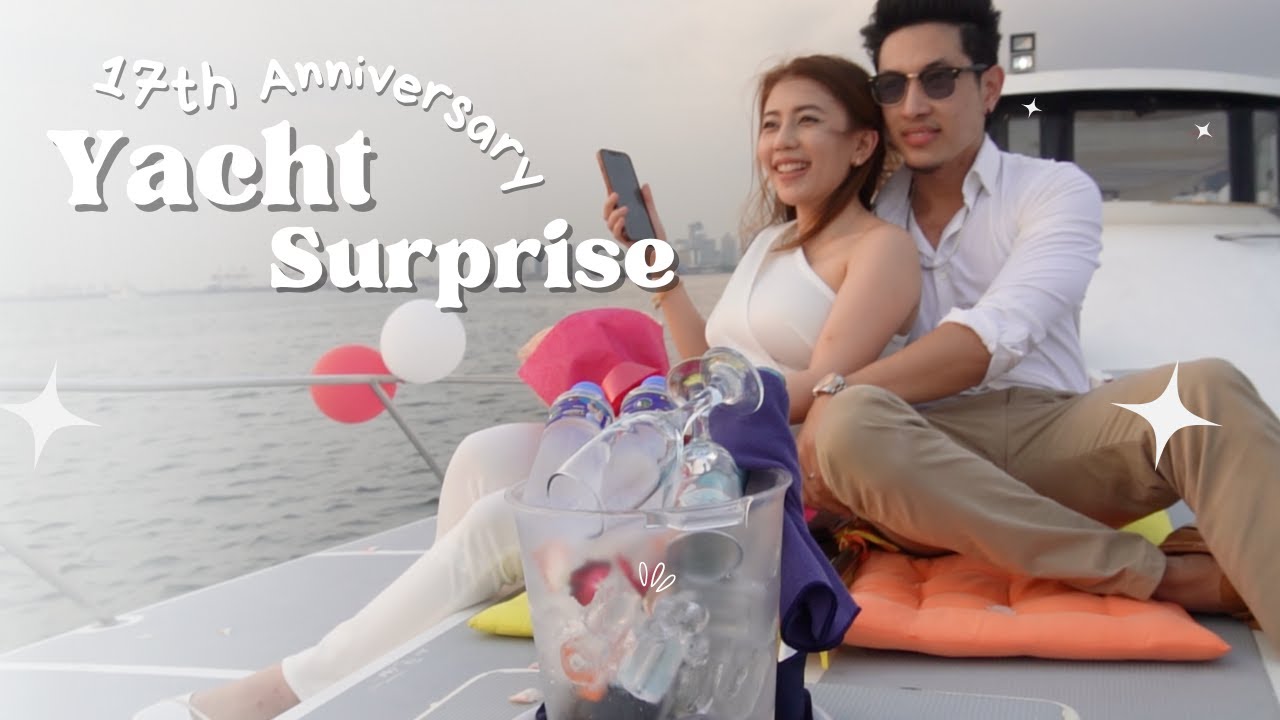 SUNSET YACHT CRUISE ALONG MANILA BAY🛥️🌅 17th Anniversary vlog