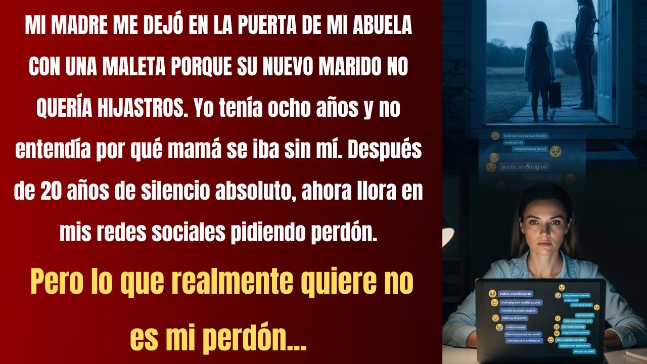 “Mi madre me abandonó a los 8; ahora que soy millonaria quiere volver a ser familia.”
