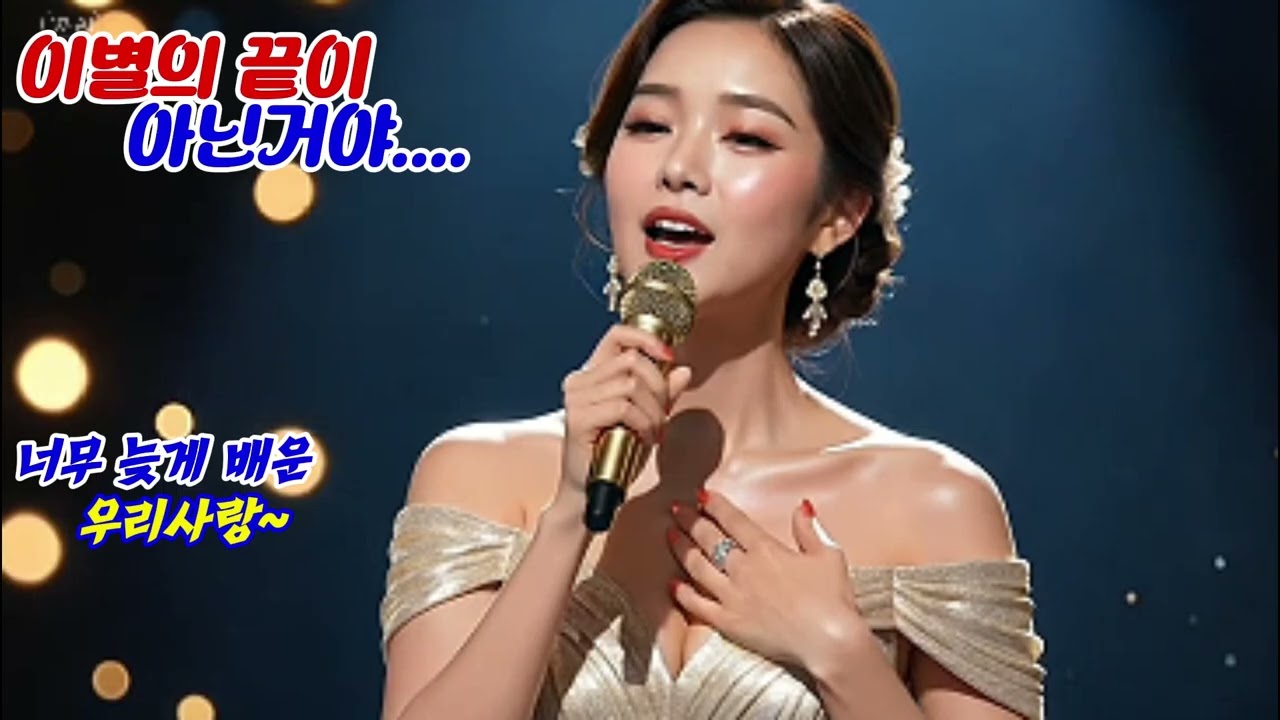 🎵애절한 노래 ㅣ🎵 그리움 노래ㅣ🎵최신 감성 
연속듣기.....