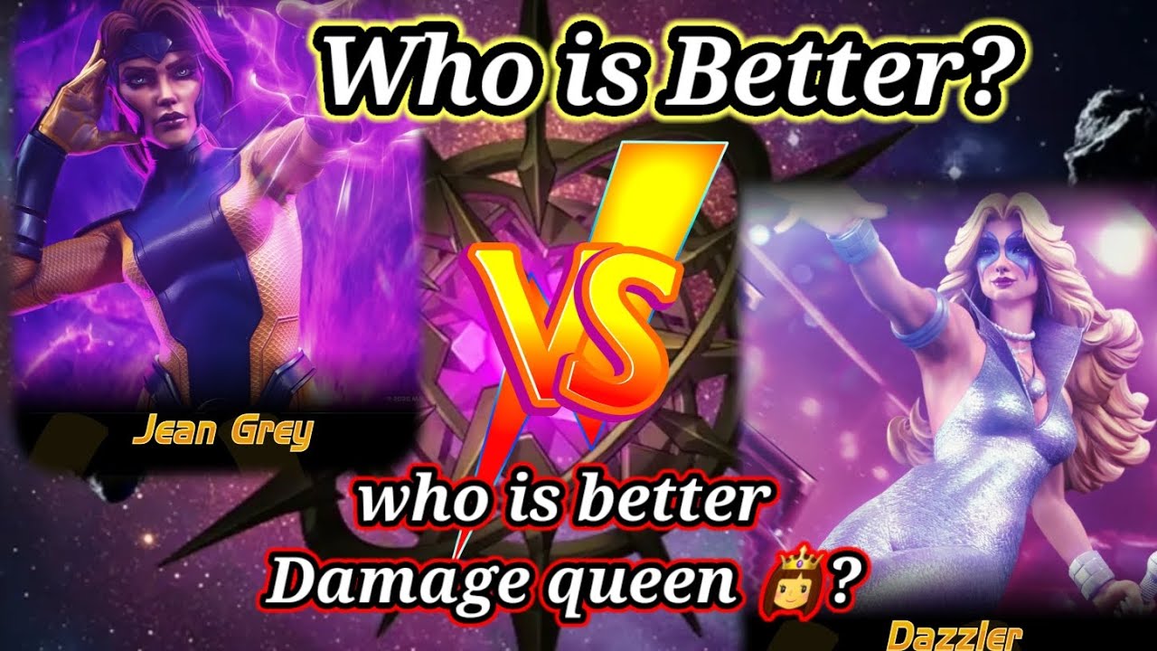 Jean Grey vs Dazzler | who is best mutant champion mcoc | Damage comparison | jean grey | Dazzler 