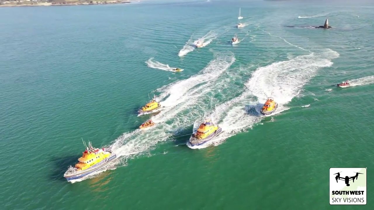 Richard Cox Scott leaves Falmouth for the last time.