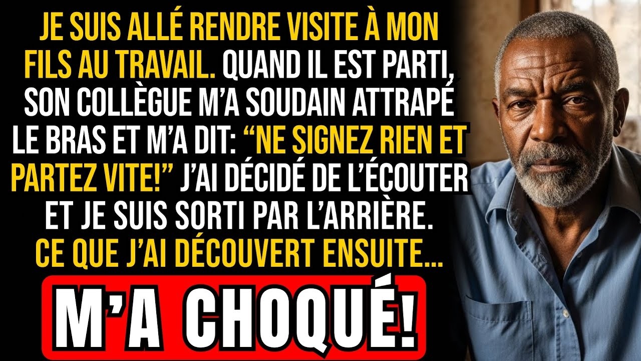 Le collègue de mon fils m’a dit: 