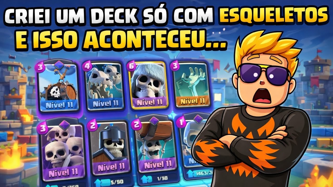 ESSE DECK SÓ DE ESQUELETOS É MUITO APELÃO!!!!