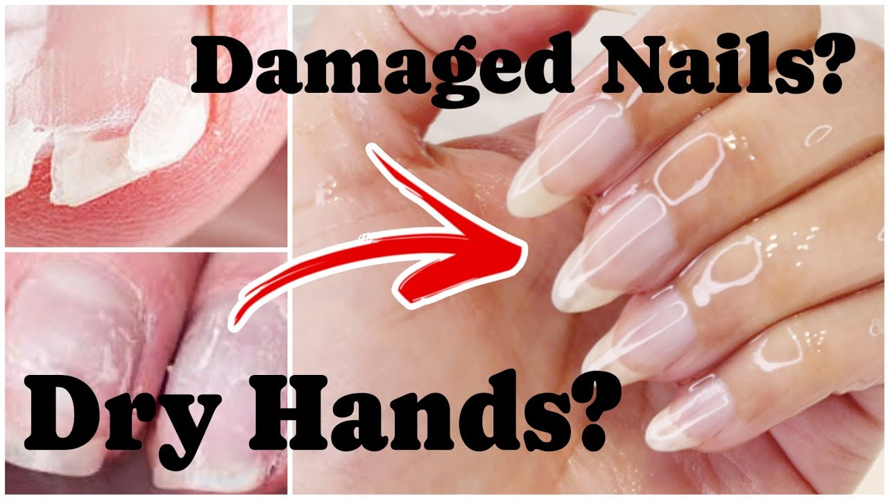Damaged Nails? Dry Hands? Do this Treatment at Home 🤎 Handcare Routine / Nailcare Treatment