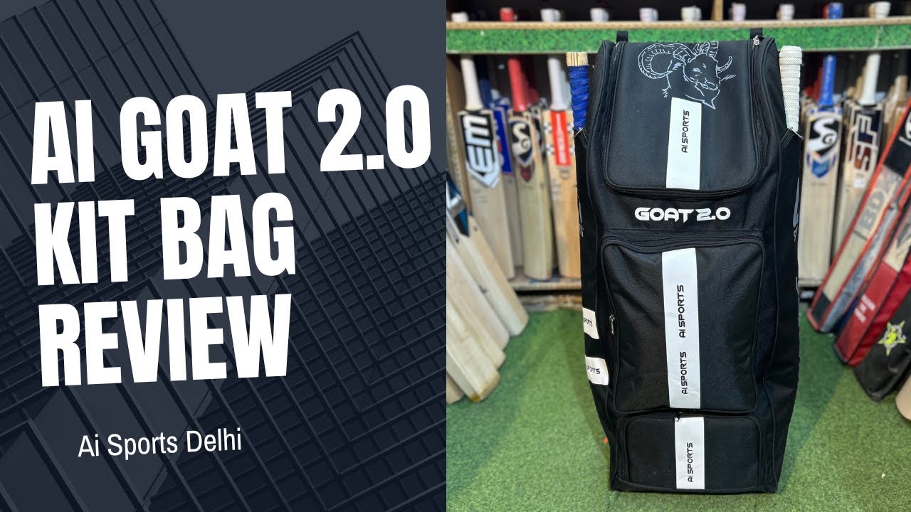 Ai Sports Goat 2.0 Kit Bag Review | +919667010575/9871341741 | Ai Sports Delhi | #cricket