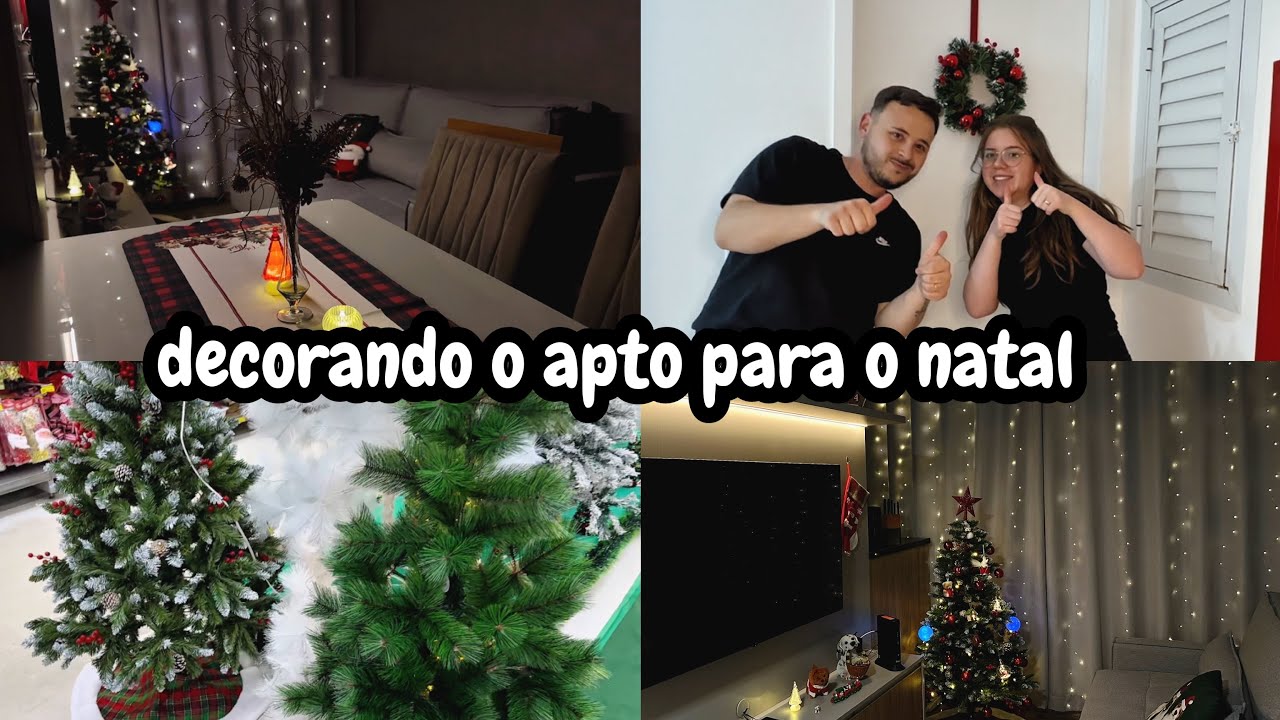 DECORAÇÃO DE NATAL PARA APARTAMENTO PEQUENO | comprinhas e valores, mostrei tudo!
