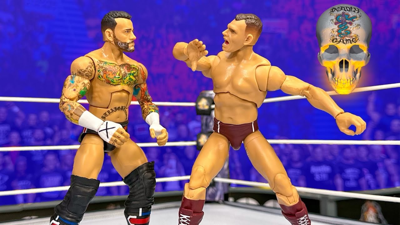 Матч фигурок CM Punk против Gunther — отборочные на Deadly Games