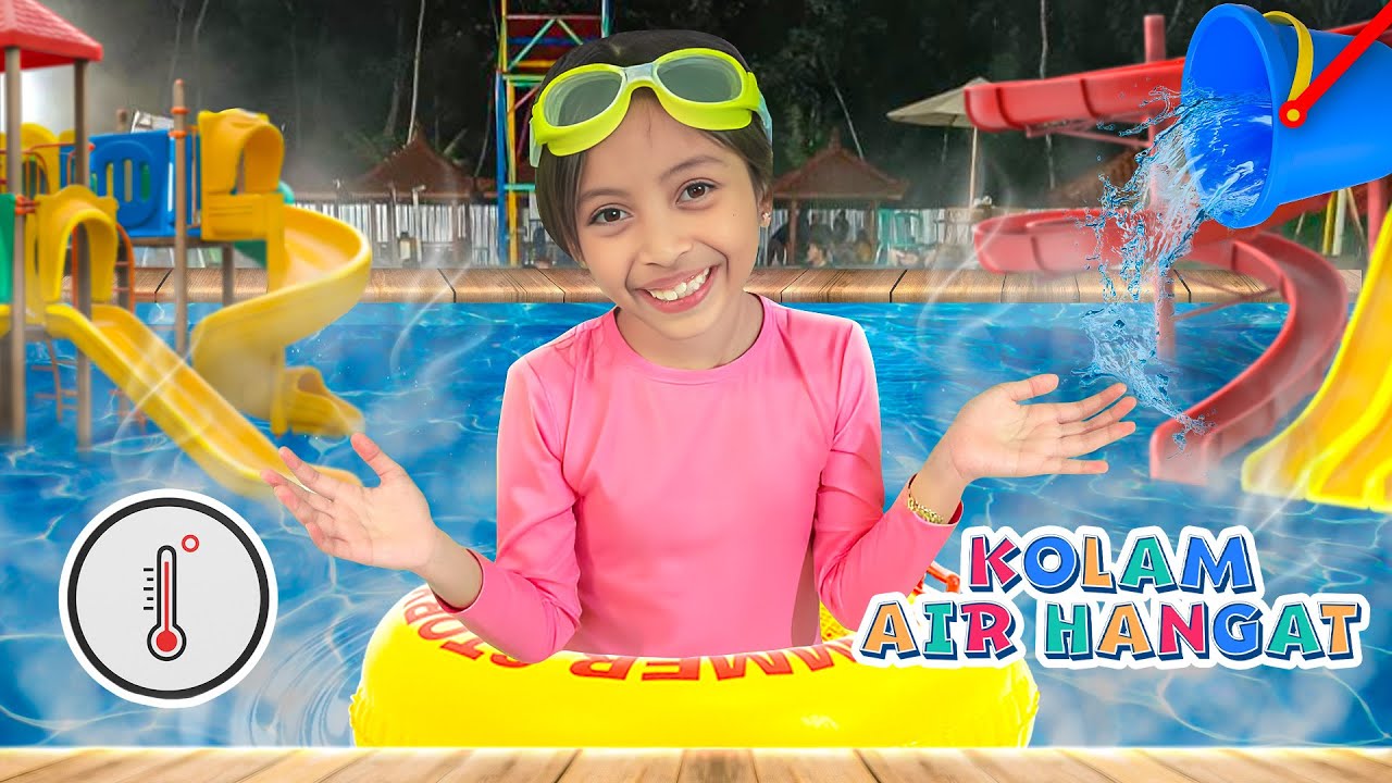 PERTAMA KALI LEIKA BERENDAM AIR HANGAT MALAM-MALAM!! 😱🔥