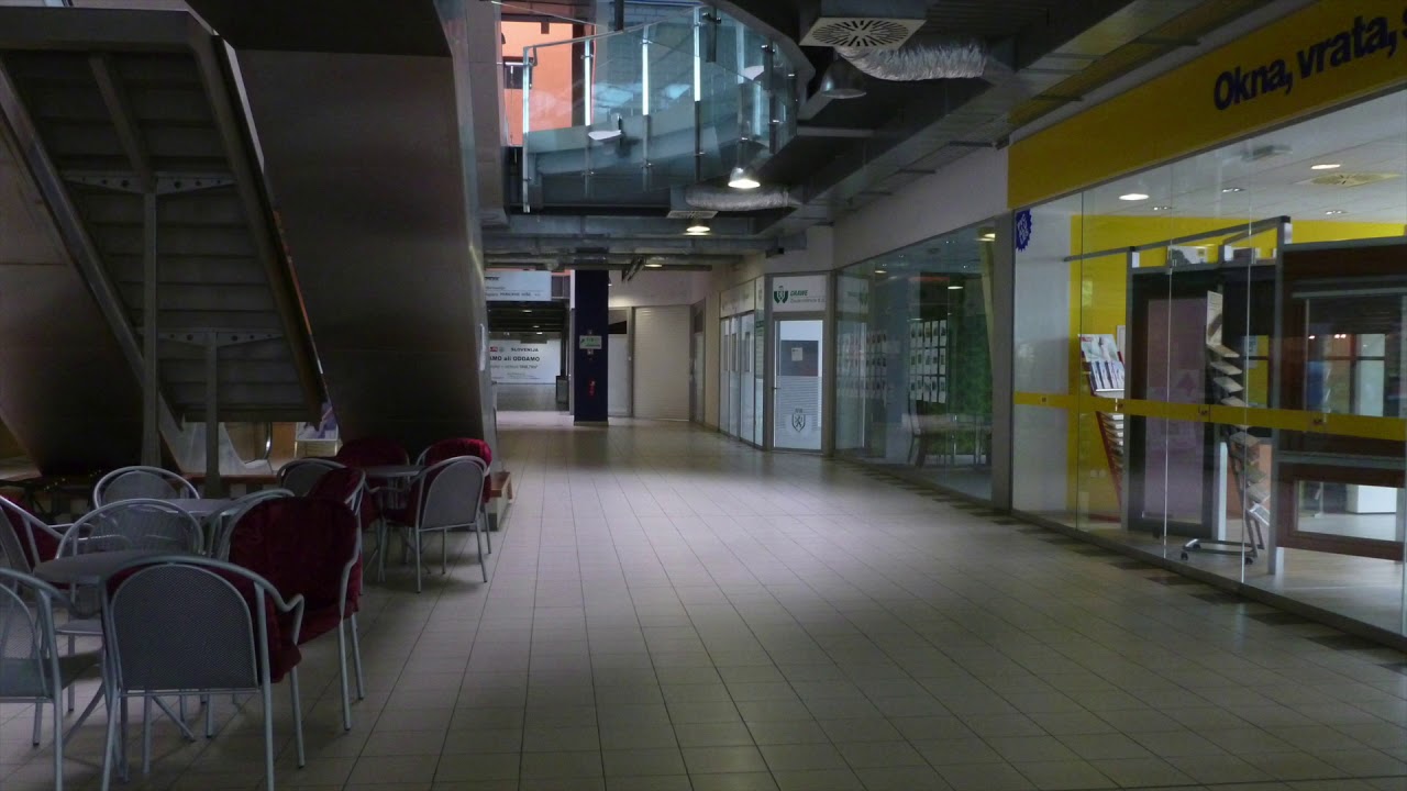 Spring and a Storm by Tally Hall but it's playing in an empty shopping mall