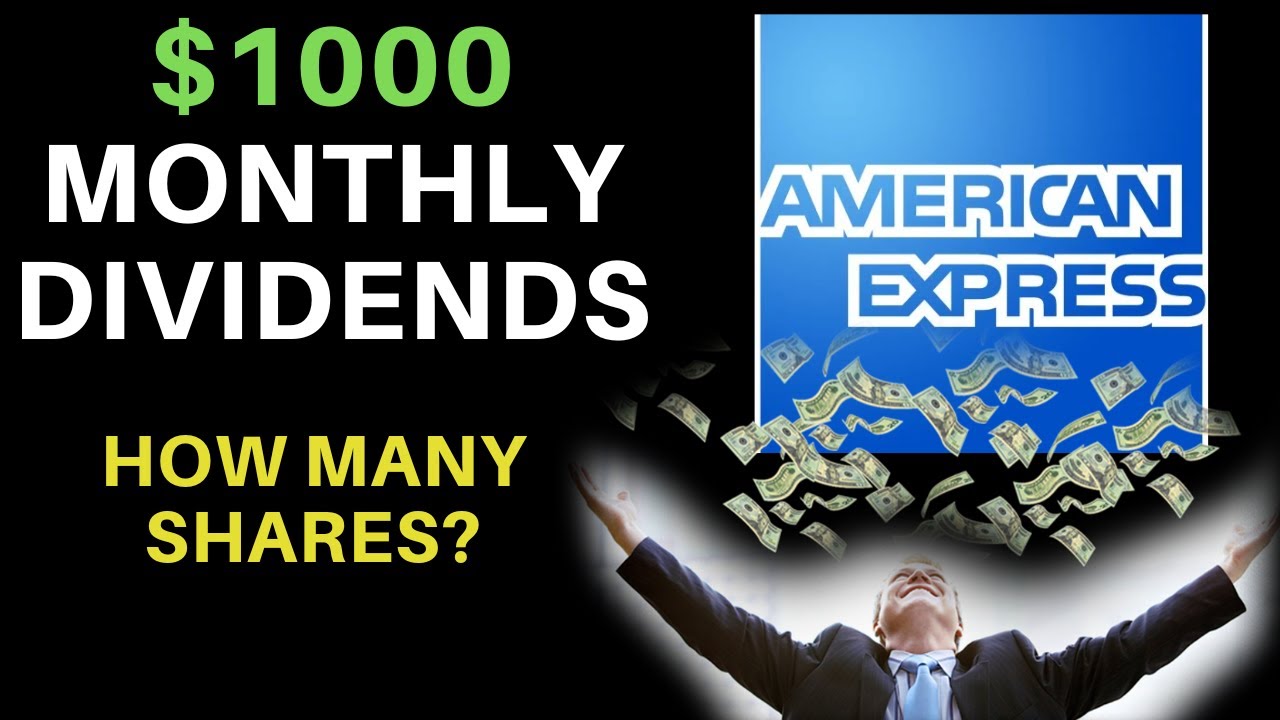How Many Shares Of Stock To Make $1000 A Month? | American Express Company (AXP)