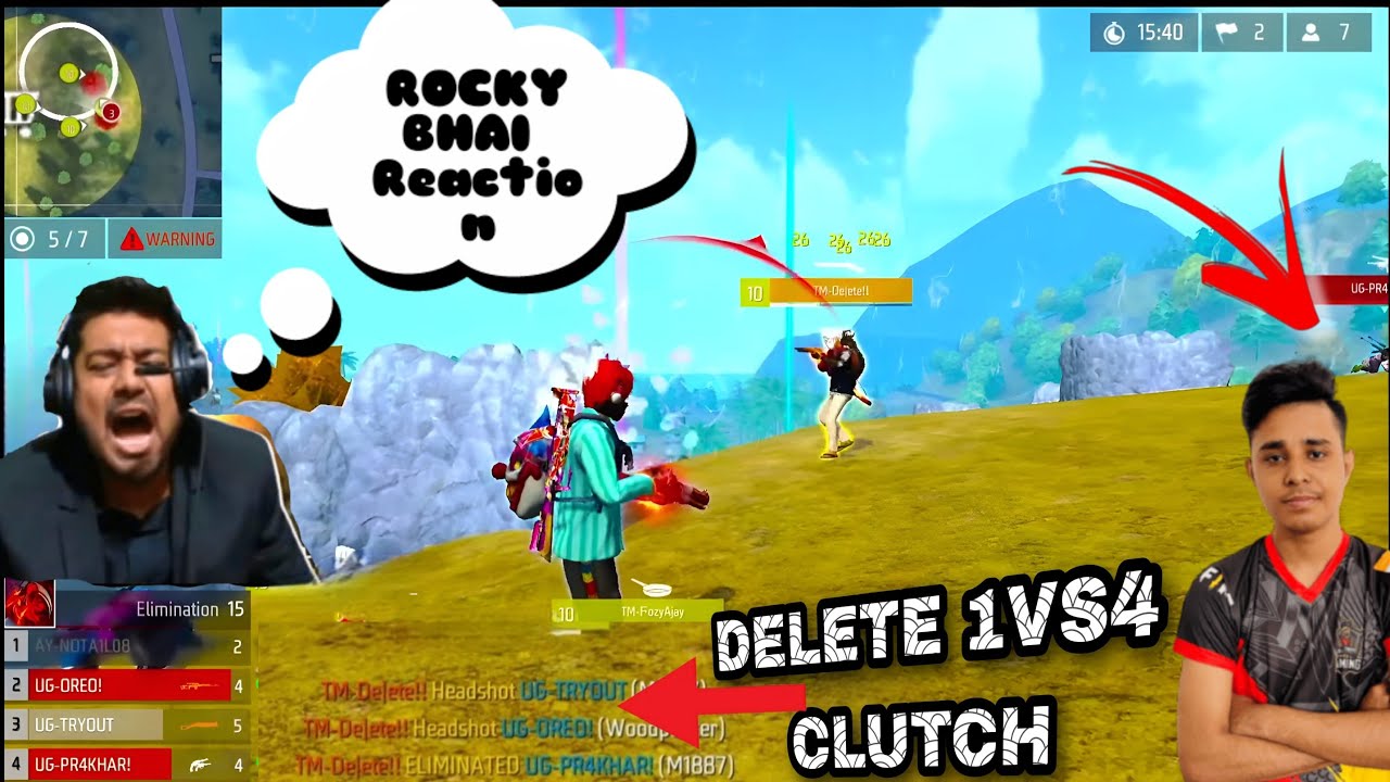 TM DELETE 1 VS4 CLUTCH AGAINST UG || MAFIAS vs UG