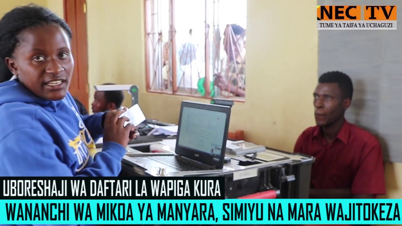 WANANCHI WA MIKAO YA MANYARA, SIMIYU NA MARA WACHANGAMKIA UBORESHAJI WA DAFTARI LA WAPIGA KURA