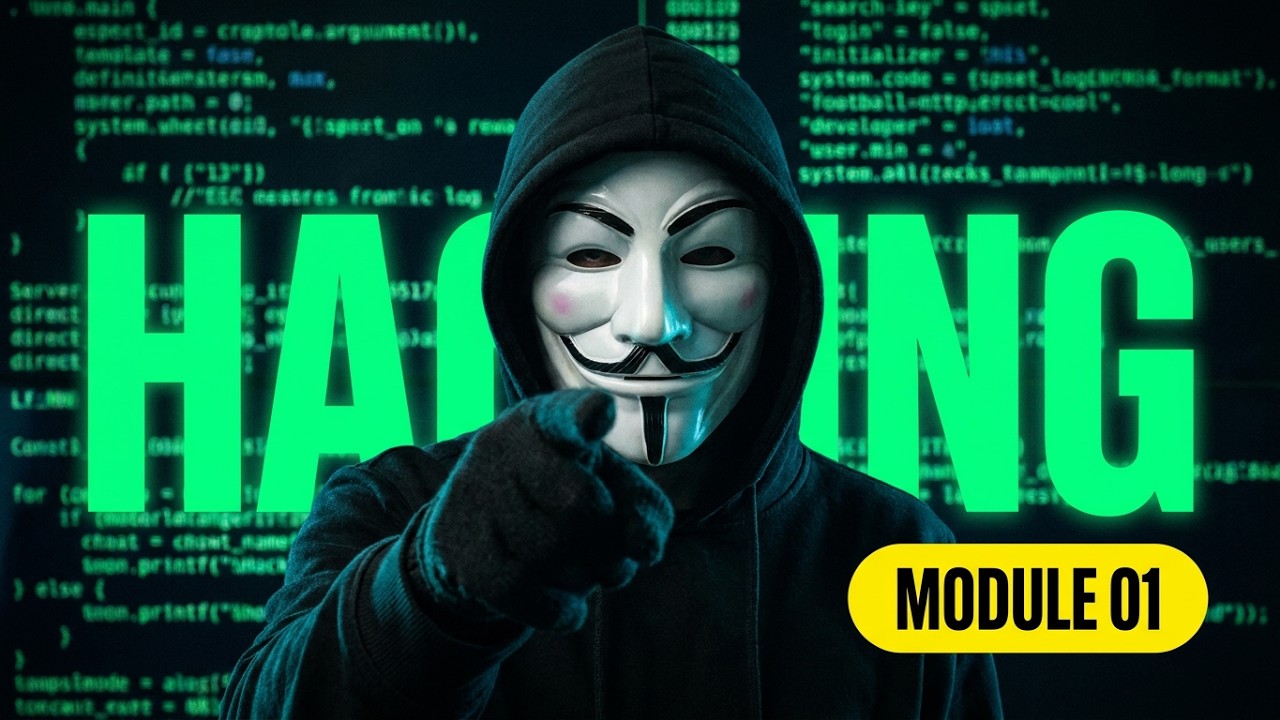 Module 01:Introduction to Ethical Hacking live |  part 2 4000 hours watch time playlist Play