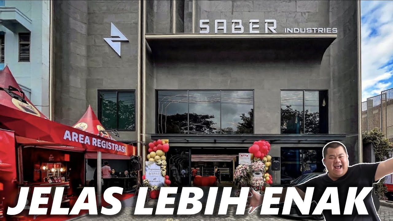 GREBEK HEADQUARTER BARU SABER INDUSTRIES SURABAYA !!