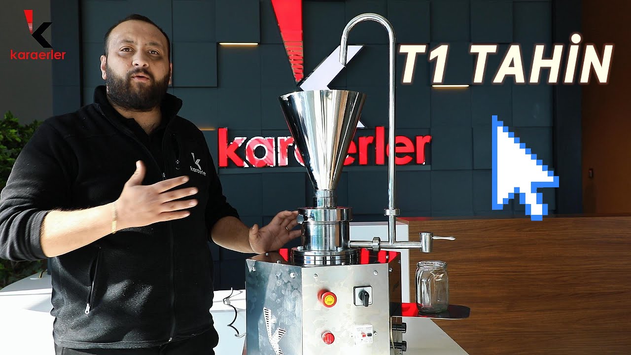 TAHİN MAKİNASI T1 MODELİ GENEL TANITIM YAPTIM