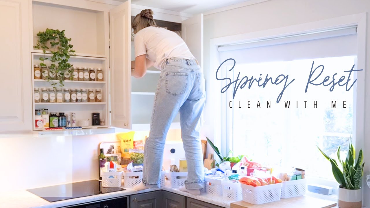 COZY SPRING RESET | Music Only Clean With Me in My Scandinavian Home🌿
