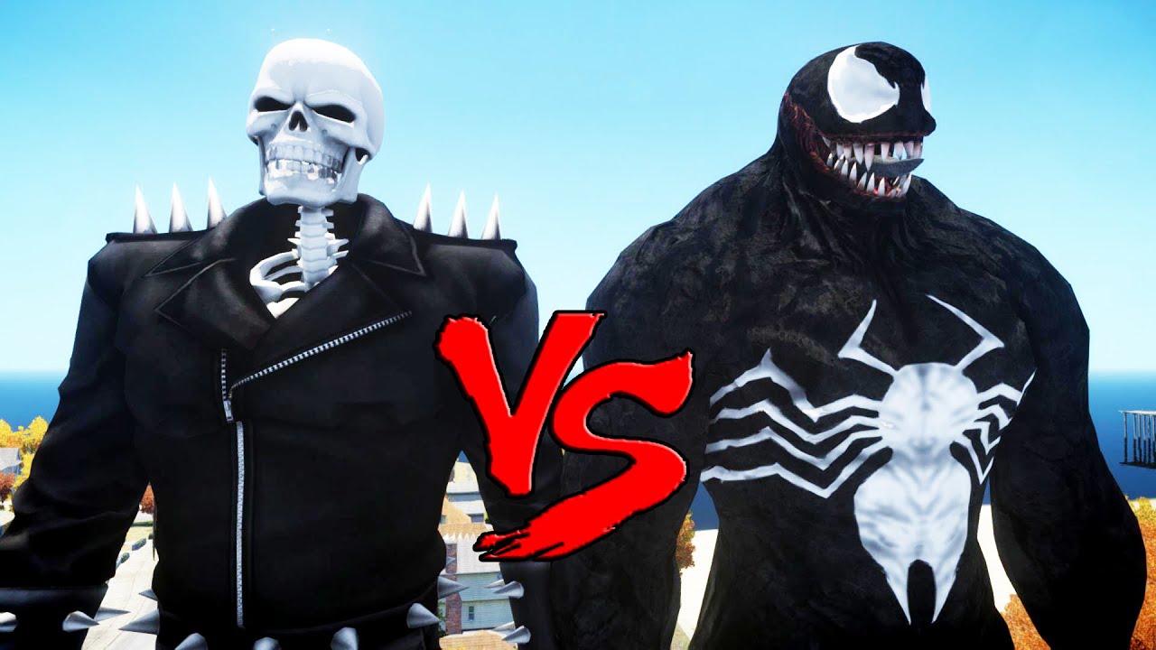 GHOST RIDER VS VENOM (Spiderman) - EPIC BATTLE
