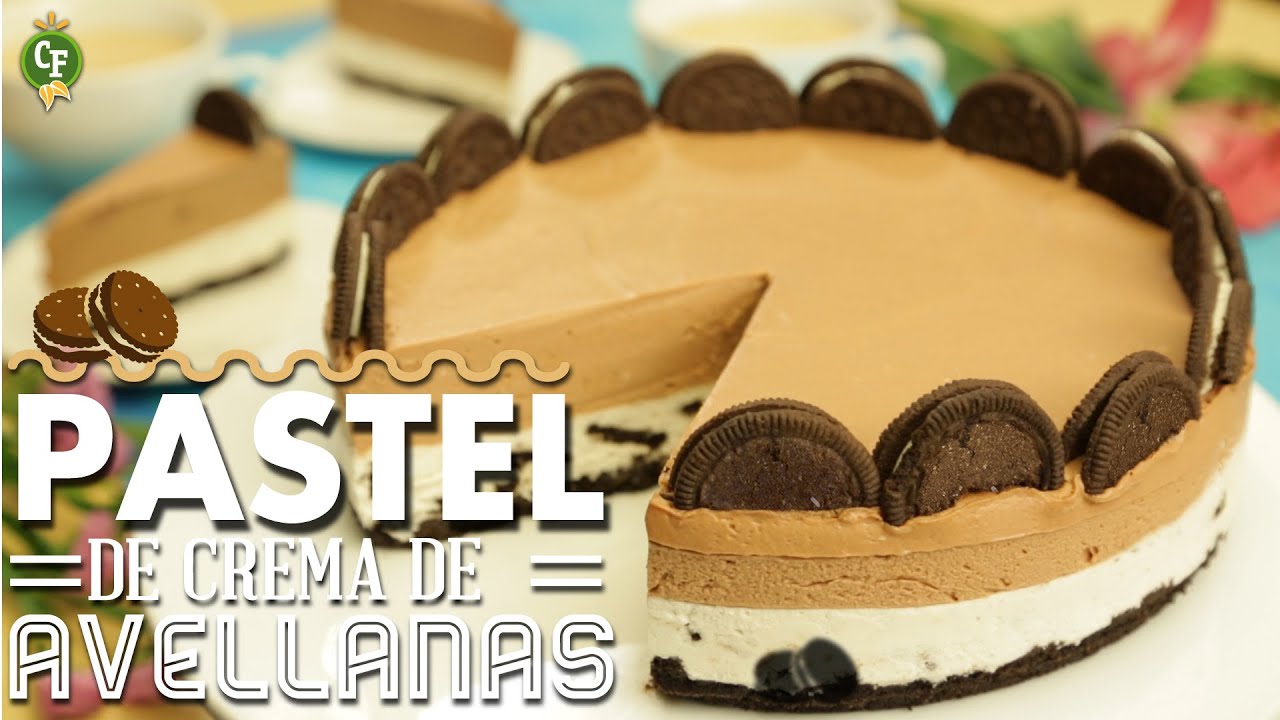 ¿Cómo preparar Pastel de Crema de Avellanas y Galletas de Chocolate? - Cocina Fresca