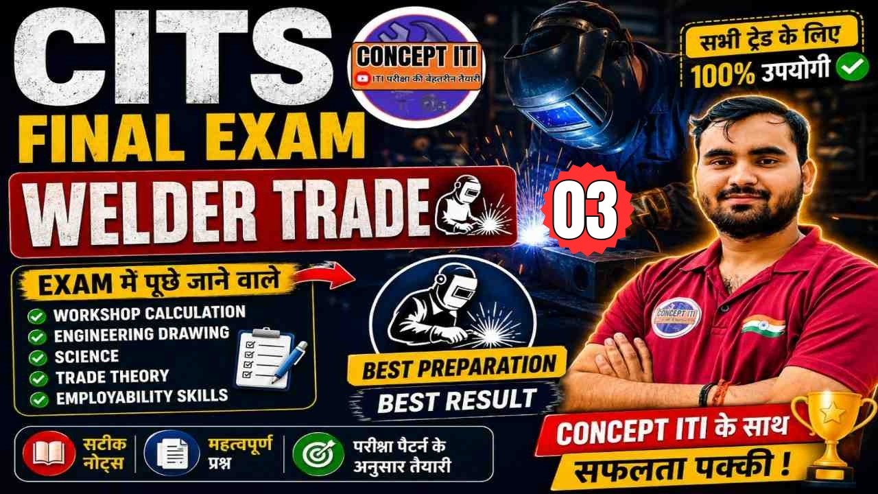 CITS Final Exam Welder 2026 | CITS Welder Final Exam Paper 2026| Previous Year Question| CONCEPT ITI