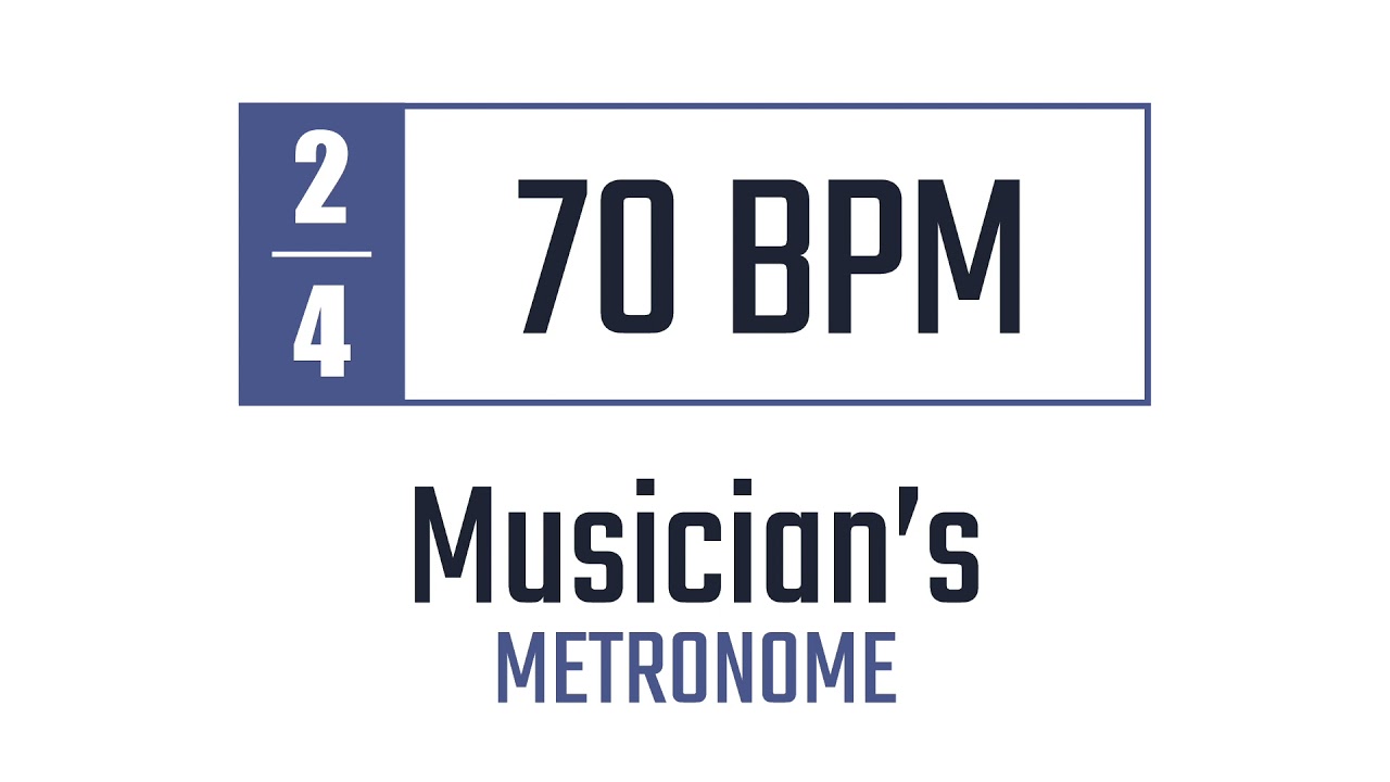 70 BPM - 2/4 - Metronome