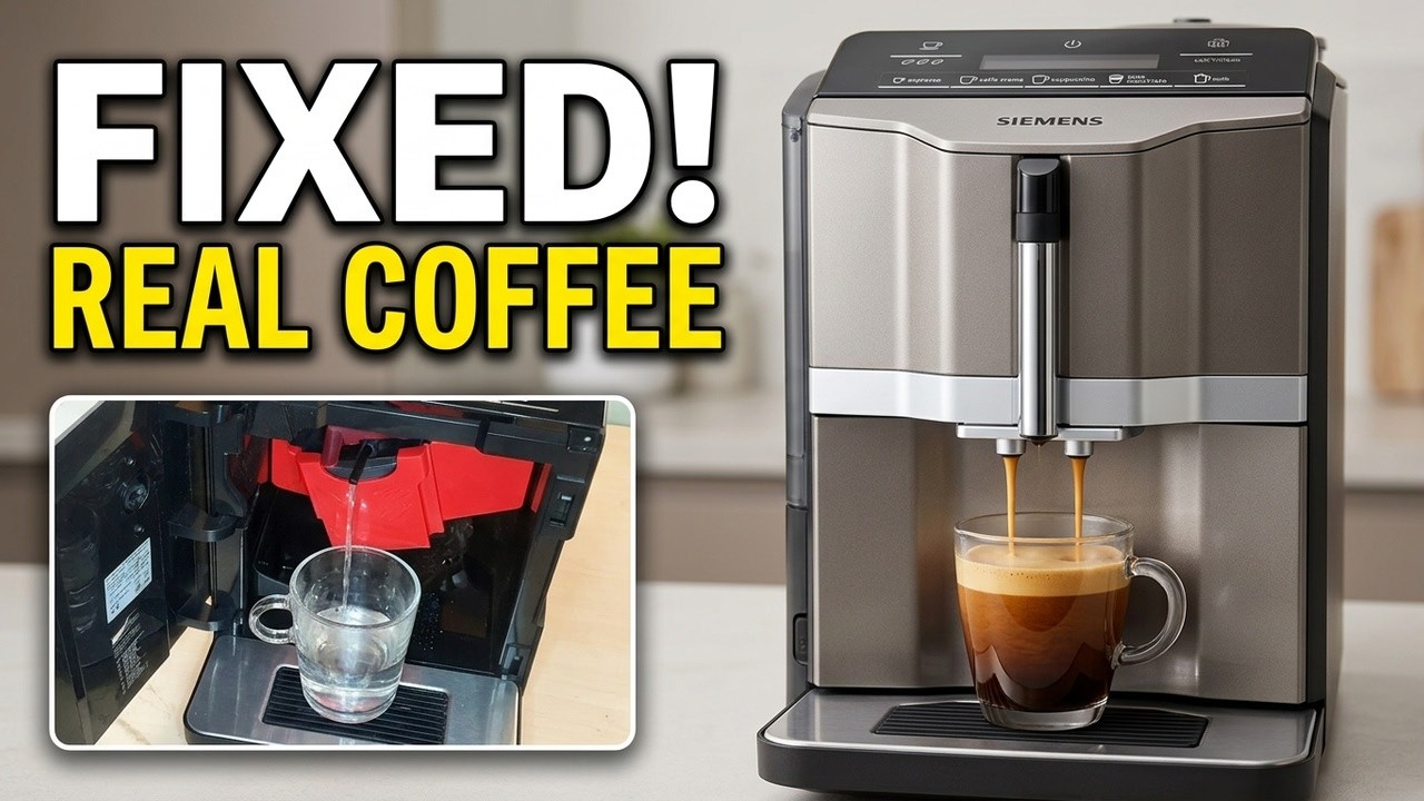 Siemens EQ3 EQ500 Brüheinheit Steckt/zerlegen Reparieren reinigen / kommt klares Wasser statt Kaffee