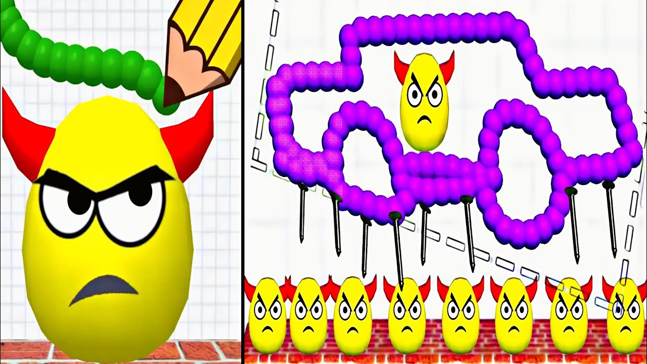 Draw To Smash Hide Ball Logic puzzle Game / Hard Levels / Puzzle Game On YouTube/ ASMR Gameplay