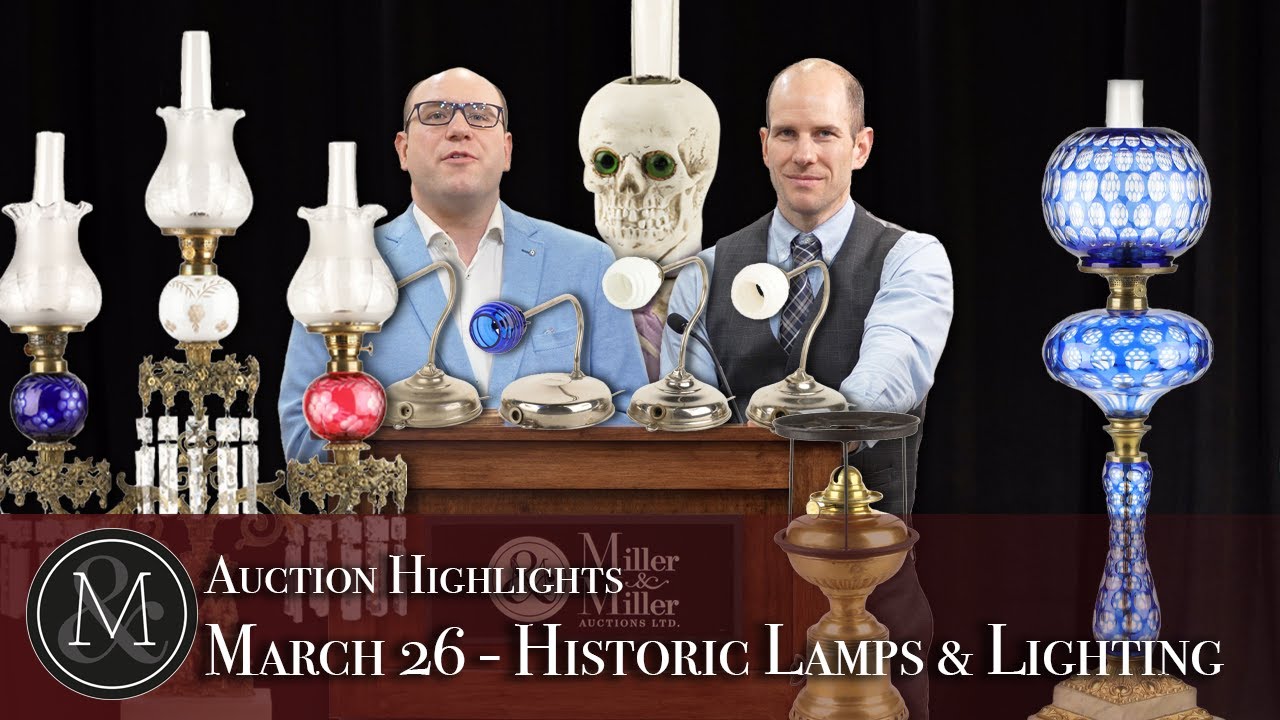 Top 5 Auction Highlights | Historic Lamps & Lighting |  March 26, 2023 | Miller & Miller