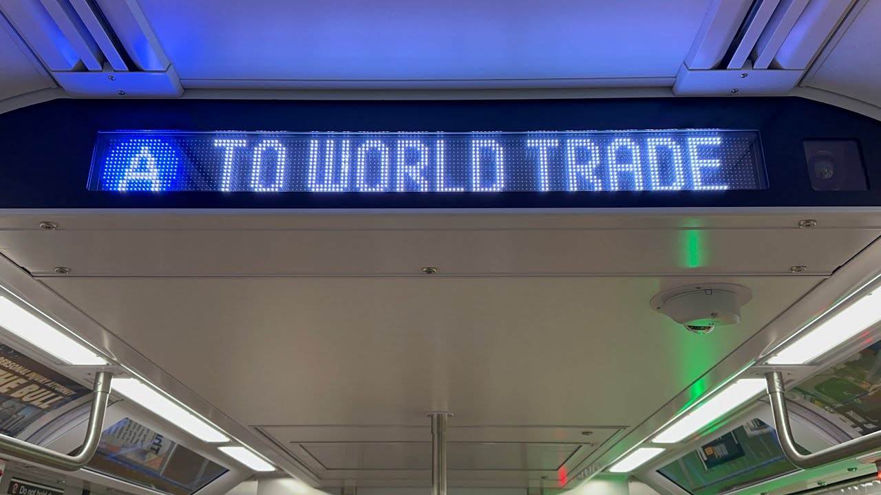 The 8 Avenue Line: R211 A Train Ride from Inwood-207th Street to World Trade Center
