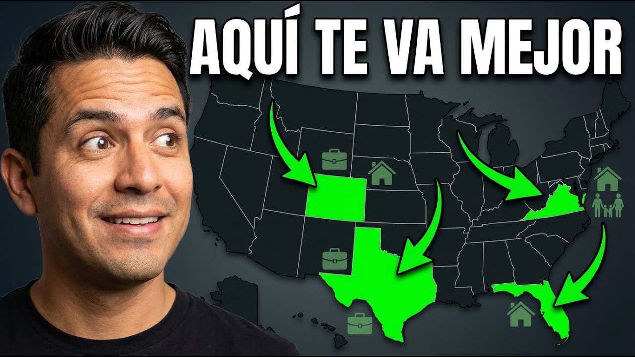 Los Mejores Estados para INMIGRANTES en ESTADOS UNIDOS que casi Nadie Menciona