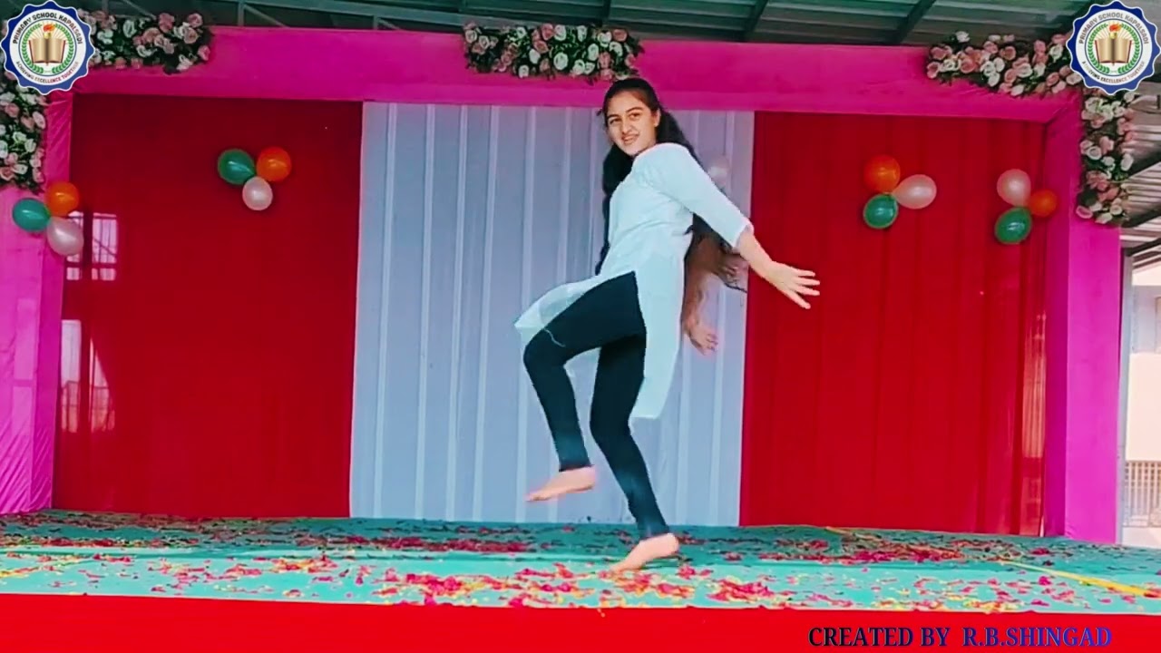 Solo girl dance performance by kapalsadi primary school #solodance #republicday 