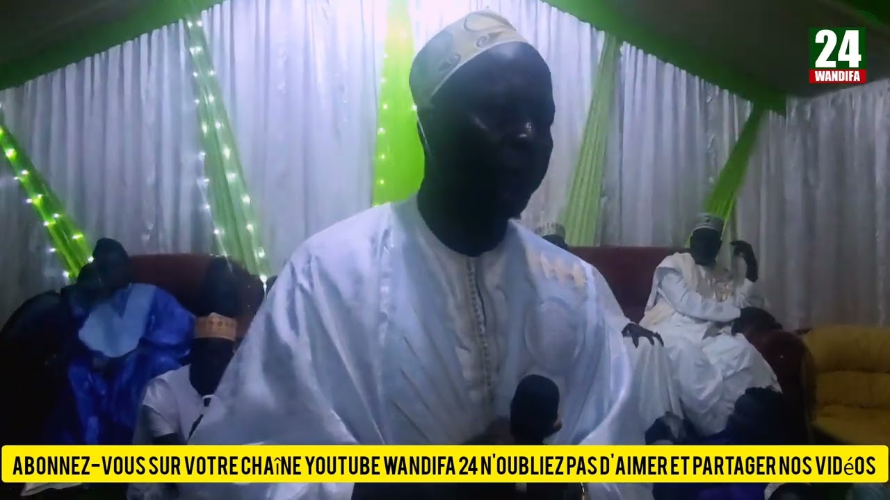 vieux diatta sur le micro de WANDIFA 24 le GRAND maouloud de El hadji bafodé Diaby a madina wandifa