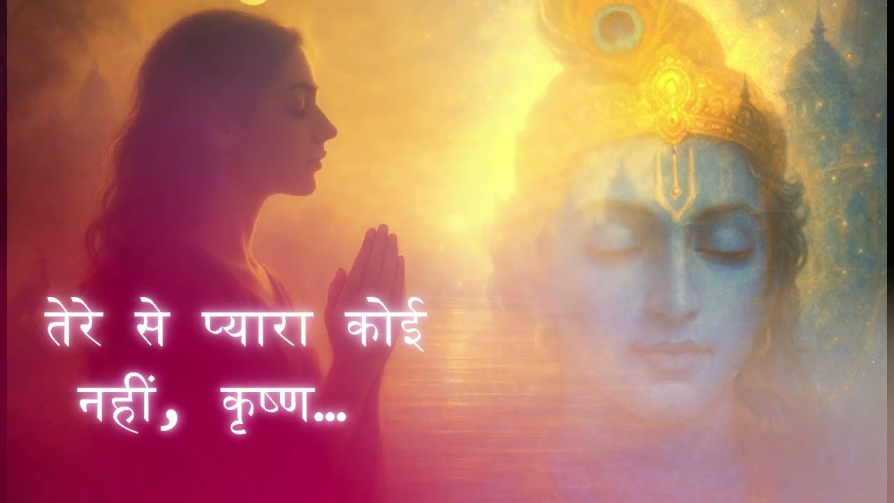 तेरे से प्यारा कोई नहीं, कृष्ण | Krishna Meditation Bhakti Music