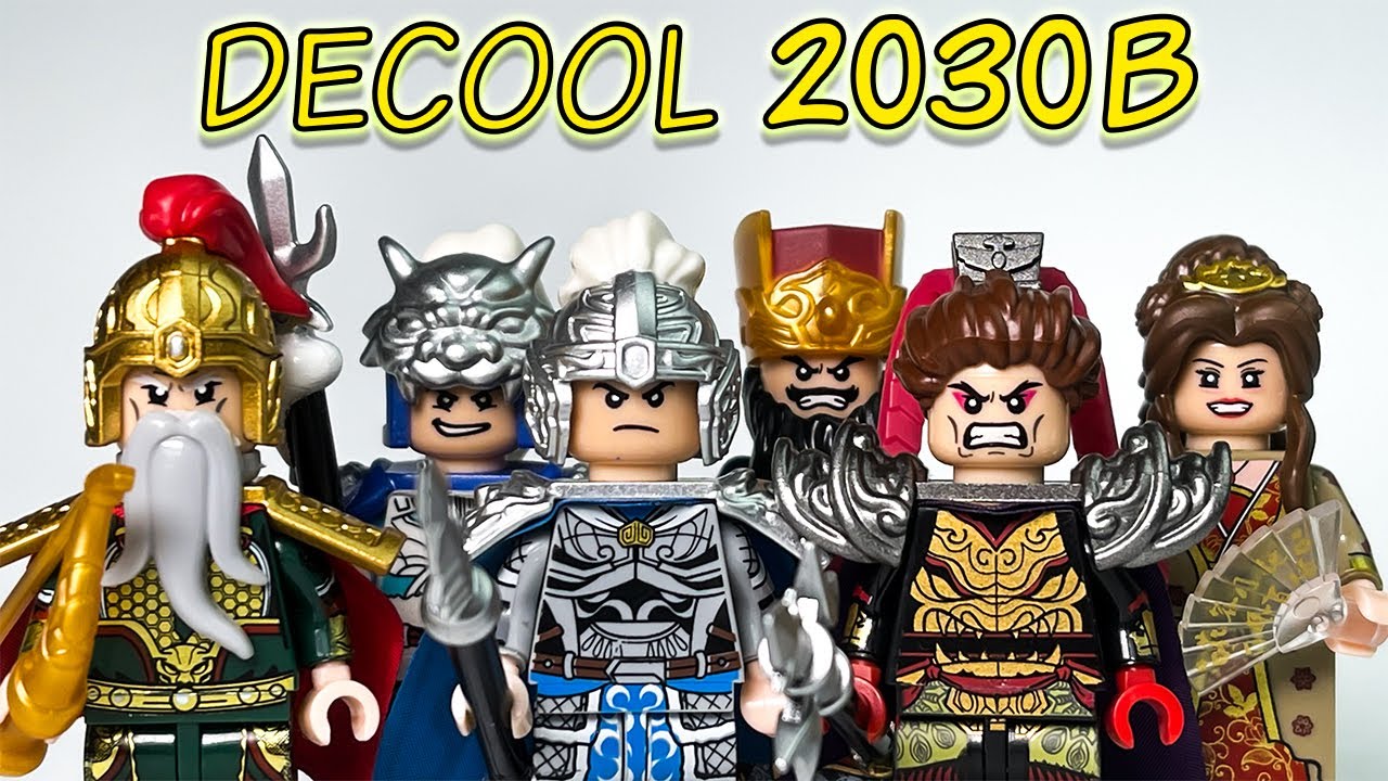 TAM QUỐC DIỄN NGHĨA /THREE KINGDOMS Knock-off LEGO minifigures - DECOOL 2030B