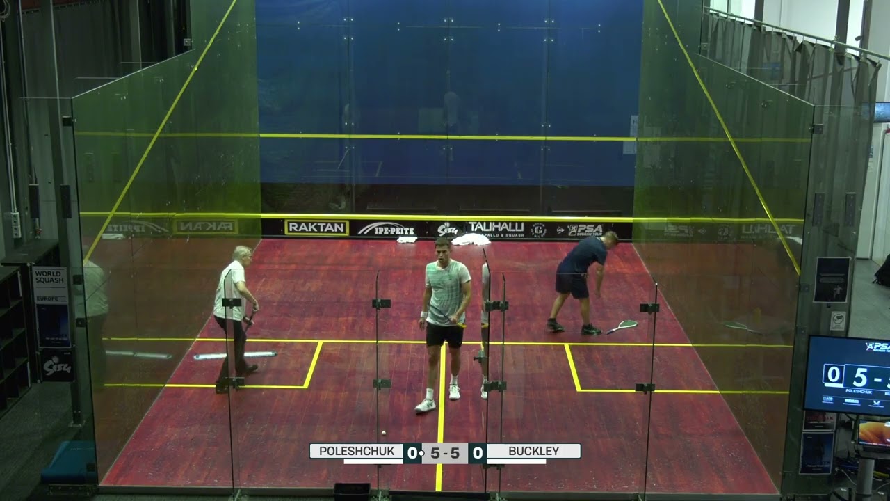 Helsinki PSA Challenger 2025: Daniel Paleshchuk ISR - Sam Buckley IRE