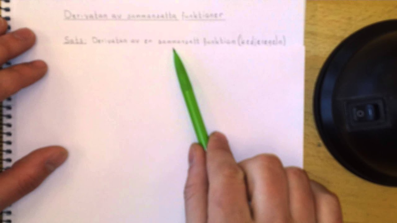 Ma4 Derivatan av sammansatta funktioner
