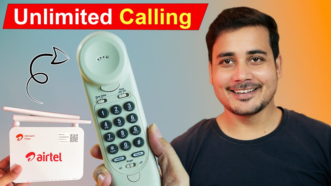 Airtel Fiber Landline Phone Connection | Cheapest & Best Landline Phone For Airtel Fiber Broadband